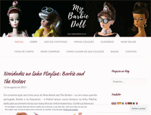 Tablet Screenshot of mybarbiedoll.com.br